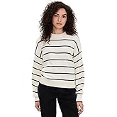 Madewell Women's Striped Ribbed-Sleeve Sweater