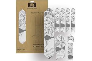 HXBER Bike Frame Sticker Mountain Bike Scratch Resistant Frame or Removable Sticker Road Bike Frame Adhesive Guard Cover