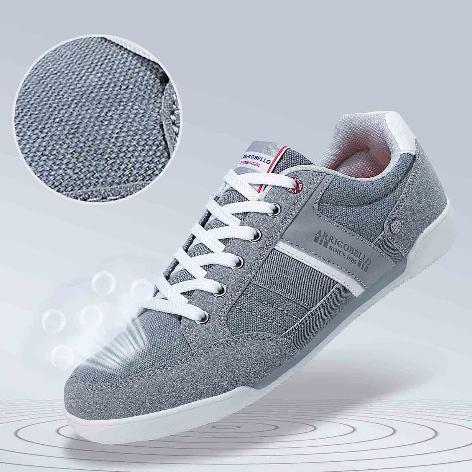 TARELO Sneaker Herren Freizeitschuhe Mode Schuhe Grau 43 8