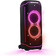 JBL Partybox Ultimate - Multi Purpose Party Speaker, with Wi-fi & Bluetooth Connectivity, Wireless, Lightshow, IPx4 Slashproof, Dual Mic & Guitar Inputs, Handle & Sturdy Wheels, Black