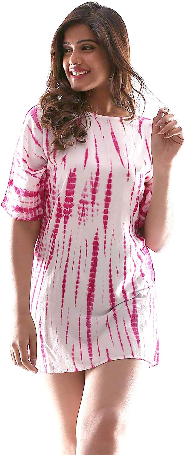 Eastkrest Liva Printed Top with Front Neck Key Hole and Full Sleeve