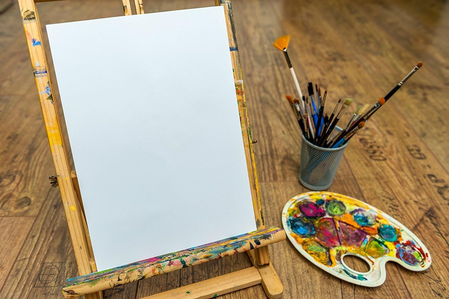 Artlicious Canvas Panels 24 Pack - 8 inch x 10 inch Super Value Pack - Artist Canvas Boards for Painting