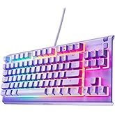 SteelSeries Apex 3 TKL Lavender RGB Gaming Keyboard — Tenkeyless Compact Form Factor — 8-Zone RGB Illumination — Water and Dust Resistant — Whisper-Quiet Gaming Switch