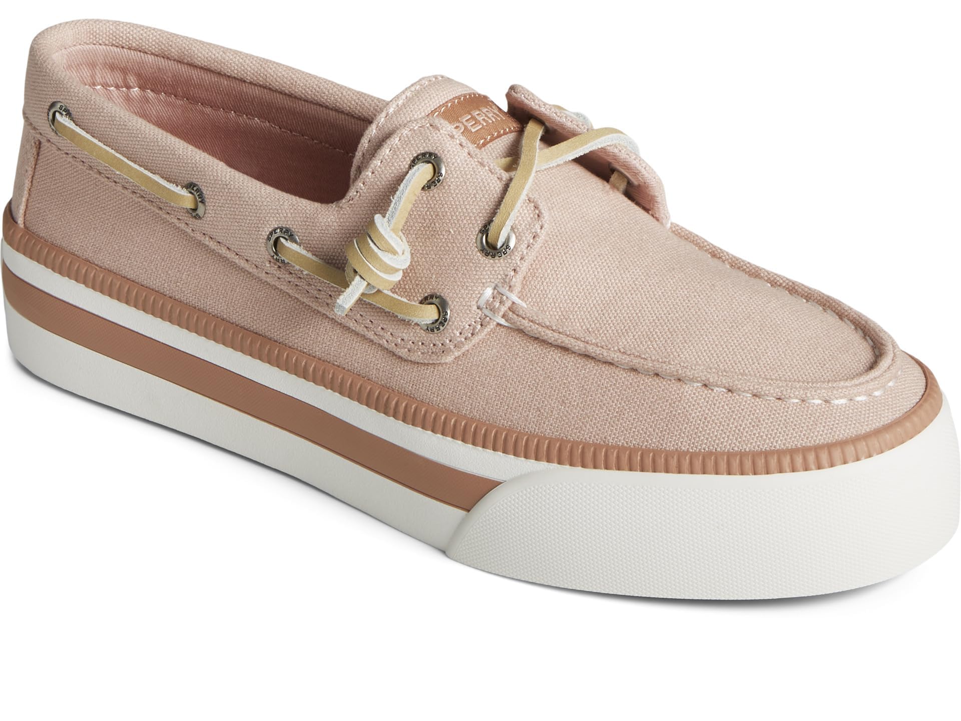 Sperry Ladies Footwear Women’s Bahama 3.0 Platform Sneaker, Pink, 11