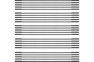 25Pcs Scroll Saw Blade Set, 6-1/2inch High Carbon Steel Pin End Saw Blades Kit, 15TPI Wood Cutting Scroll Saw Blade Replaceme