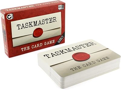 Ginger Fox Taskmaster Card Game | Fun Family Party Game 3+ Players
