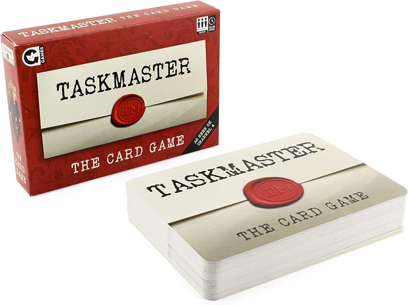 Ginger Fox Taskmaster Card Game | Fun Family Party Game 3+ Players