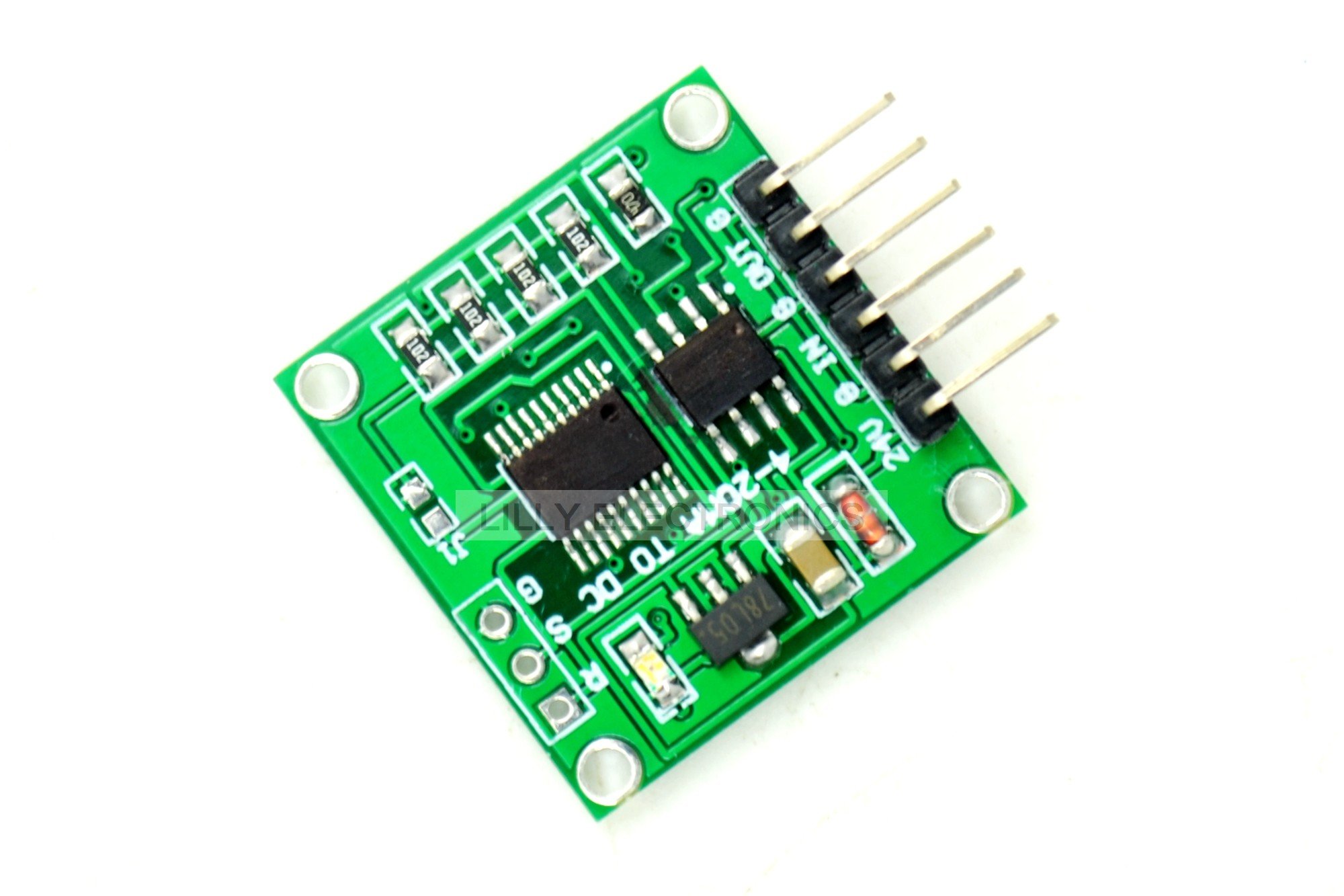 Current to Voltage Convert Module 4-20MA Turn 0-5V Linear Convertion Module