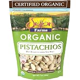 Setton Farms Premium Organic Pistachios, Dry Roasted With Sea Salt, 7 Oz Resealable Bag
