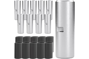 AIRIC Heat Shrink Butt Connectors 6 AWG, 10 Pcs Waterproof Electrical Crimp Splice Terminal for Auto Repair, Insulated Marine