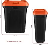 Elito Home & Garden Dry Pet Food Storage Container 30L Red with Scoop view 4