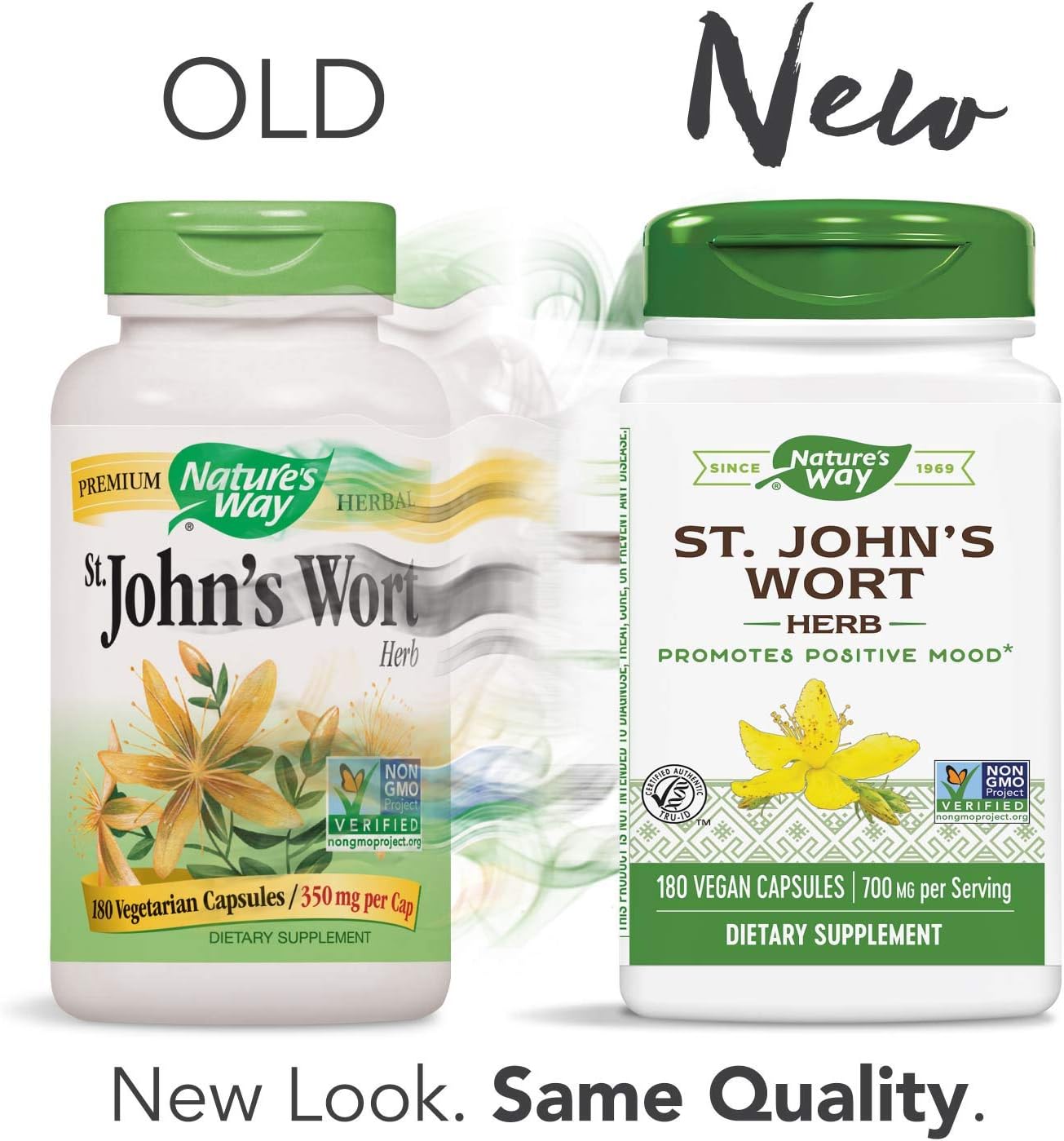 Nature's Way Premium Herbal St. John’s Wort Herb, 700 mg per serving, 180 Capsules: Health & Personal Care