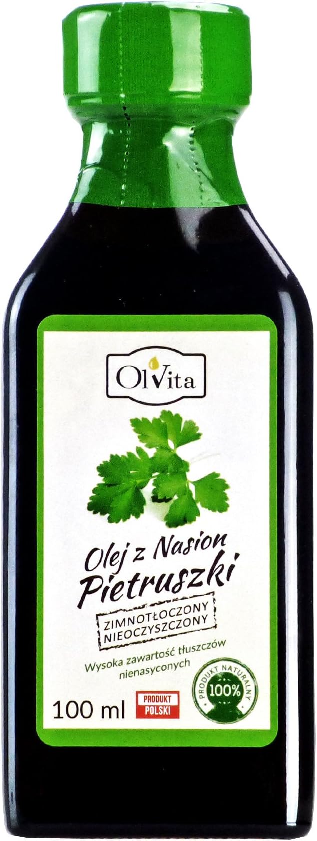 Parsley Seed Oil - Cold Pressed, Unrefined, Ol'Vita 100ml