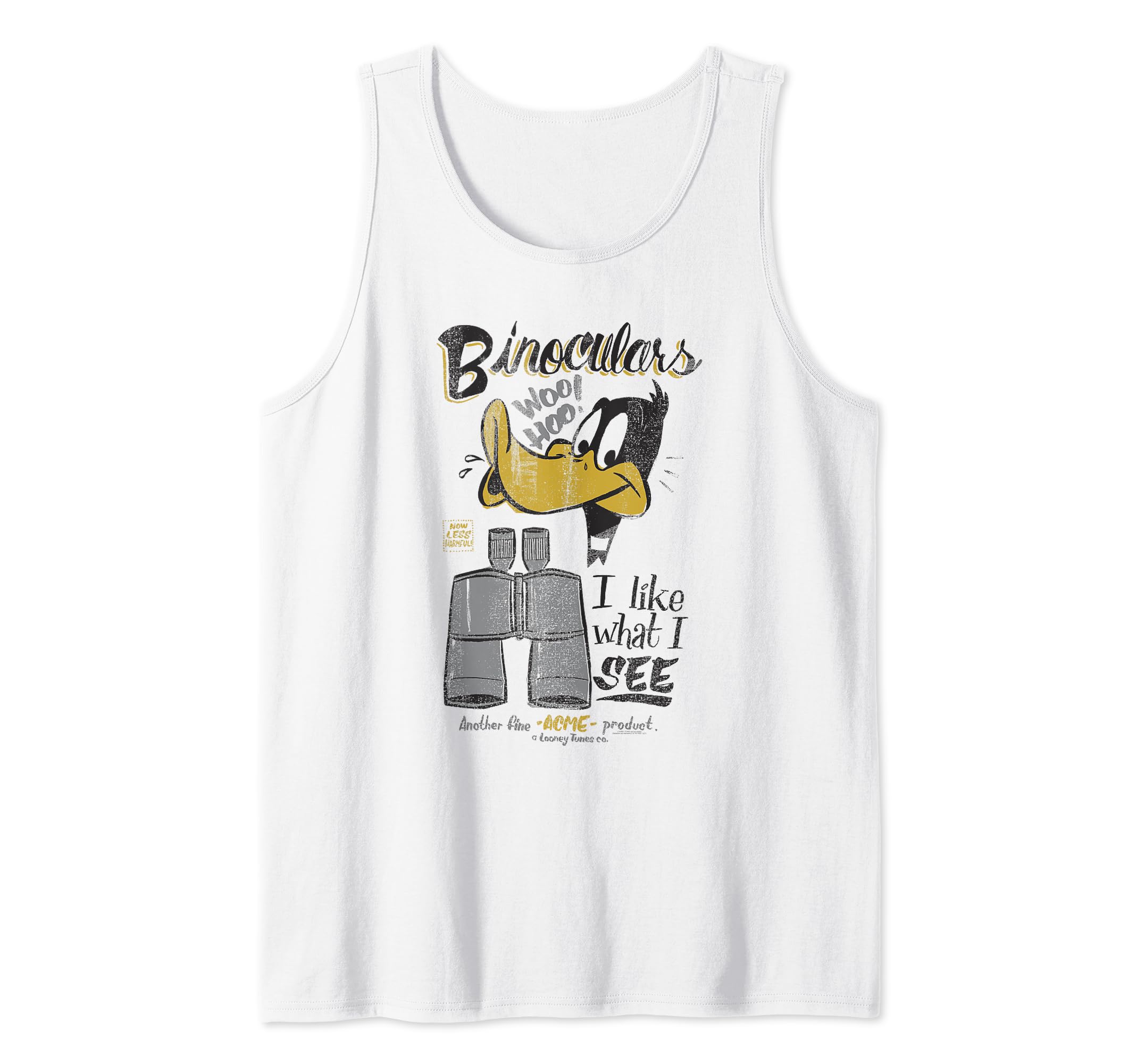 Looney Tunes Daffy Duck Binoculars Tank Top