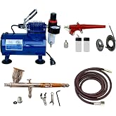 Paasche Airbrush System Package with TG &amp; EZ Airbrushes and D500SR