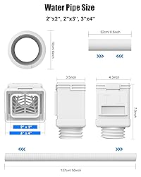 VA1KENE 2-Pack Leaf Filter with Rain Gutter