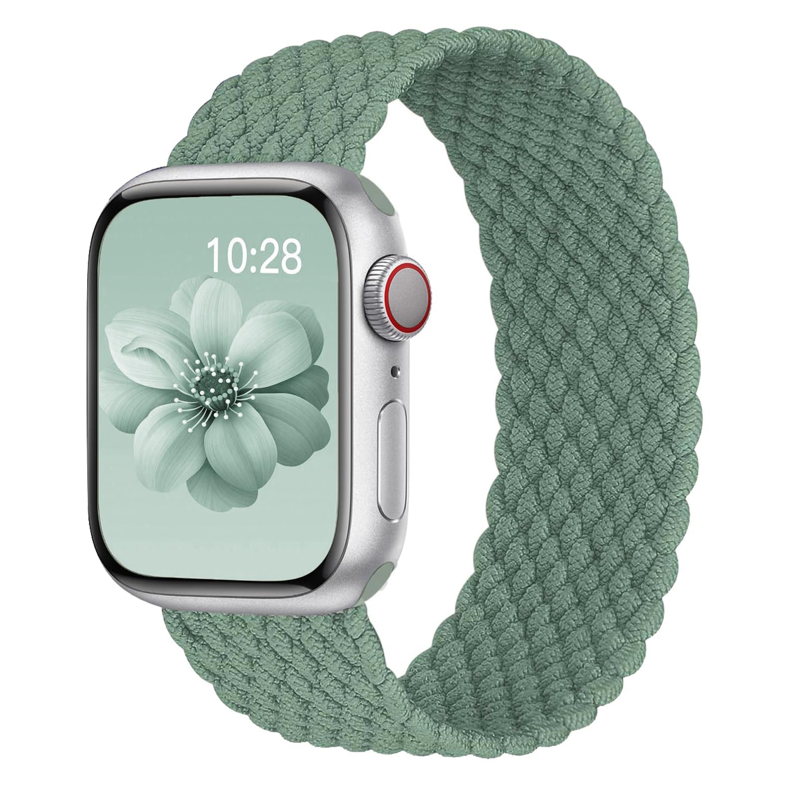 Photo 1 of Braided Solo Loop for Apple Watch Band 40mm 42mm 41mm 38mm 44mm 46mm 45mm Ultra/2 49mm Men/Women,Stretchy Nylon Sport wristband Strap for iWatch Bands series 10/9/8/7/6 5/4/3/SE 40 44 42 41 45 46 mm