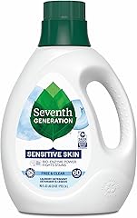Seventh Generation Liquid Laundry Detergent, Free & Clear, 60 Loads, USDA Certified 97% Biobased, 90 Fl Oz