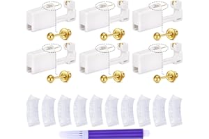 QWALIT 3 Pairs Ear Piercing Kit Gold Ear Piercing Gun Kit Disposable Self Piercing Earrings at Home Earring Gun Piercing kits with Earring Studs Small Ball