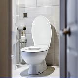 BARGAINS-GALORE Soft Close White Toilet Seat D Shape Easy Install view 2
