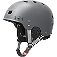OutdoorMaster Kayak Helmet, Wakeboard Helmet Whitewater Helmet Men Women, Water Helmet with Ear Pads, Surf Helmet 12 Vents Dial Fit Adjustment Longboard Helmet, Perfect for Kayaking, Boating