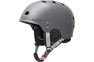 OutdoorMaster Kayak Helmet, Wakeboard Helmet Whitewater Helmet Men Women, Water Helmet with Ear Pads, Surf Helmet 12 Vents Dial Fit Adjustment Longboard Helmet, Perfect for Kayaking, Boating