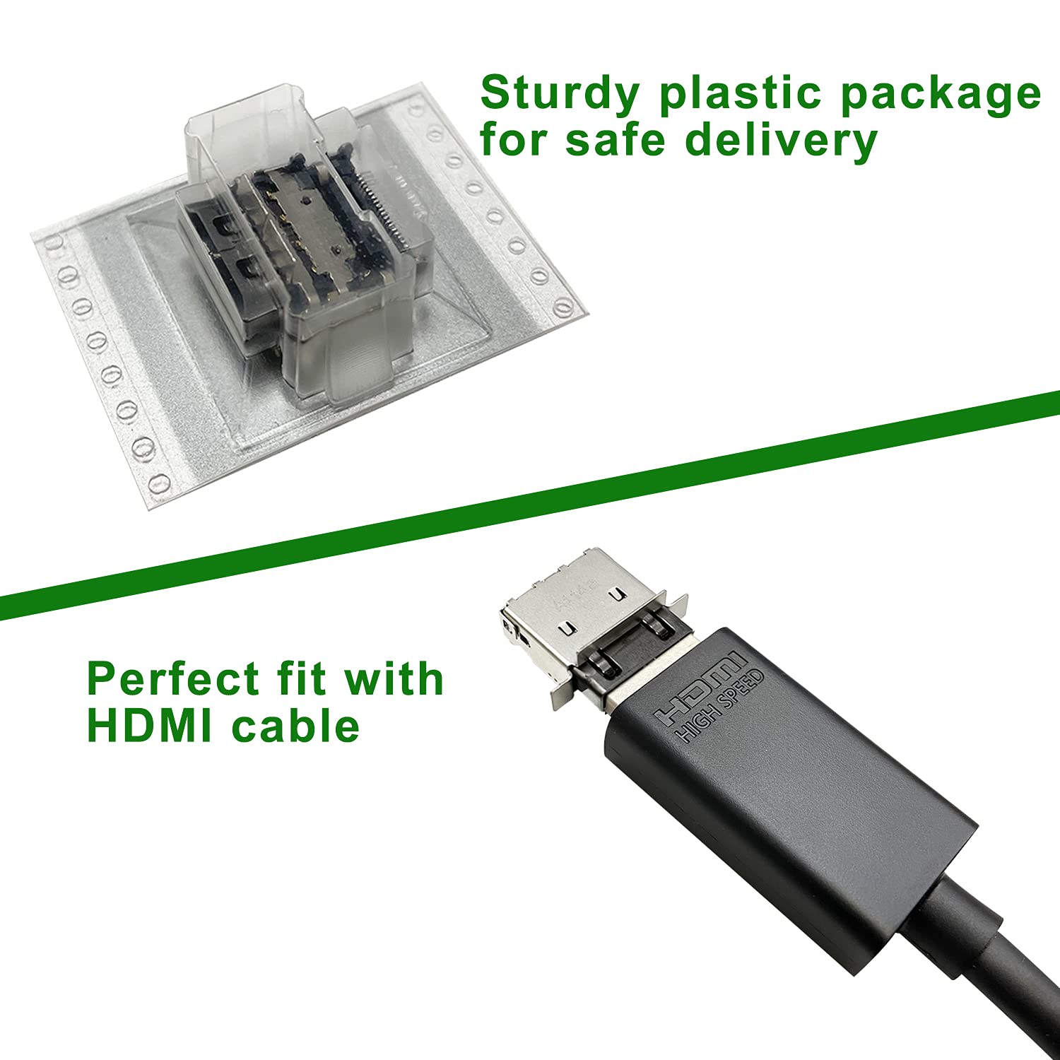 HDMI Port Replacement Kit for Xbox Series S, Display Socket Jack Connector Repair for XSS Console (Original OEM Quality), Including Tools (Screwdrivers, Tweezer, Spudger)