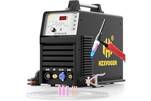 H HZXVOGEN Aluminum TIG Welder, 200A AC/DC Tig Welder with Pulse, 110V/220V Dual Voltage Stick Welder, IGBT Inverter with HF 