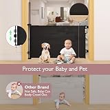 momcozy Retractable Baby Gate Mesh 33 Tall Extends to 55 Wide Doorway Stair Gate view 3