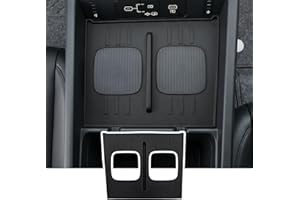 Tecbaba Wireless Charging Mat Compatible with 2024-2026 Hyundai Santa Fe Center Console Anti-Slip Protector Wireless Charging