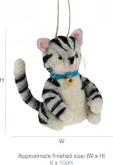 Trimits Needle Felting Craft Kit Cat - 6 x 10cm Beginner Set view 3