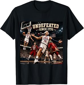 Undefeated Since 1776 America 4th of July Independence Day T-Shirt