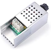 Teyleten Robot AC 110V 120V 220V 230V 10000W High Power SCR Motor Speed Controller Board Dimming/Attemperation/Voltage/Regulator/Thermoregulation/SCR Controller Board