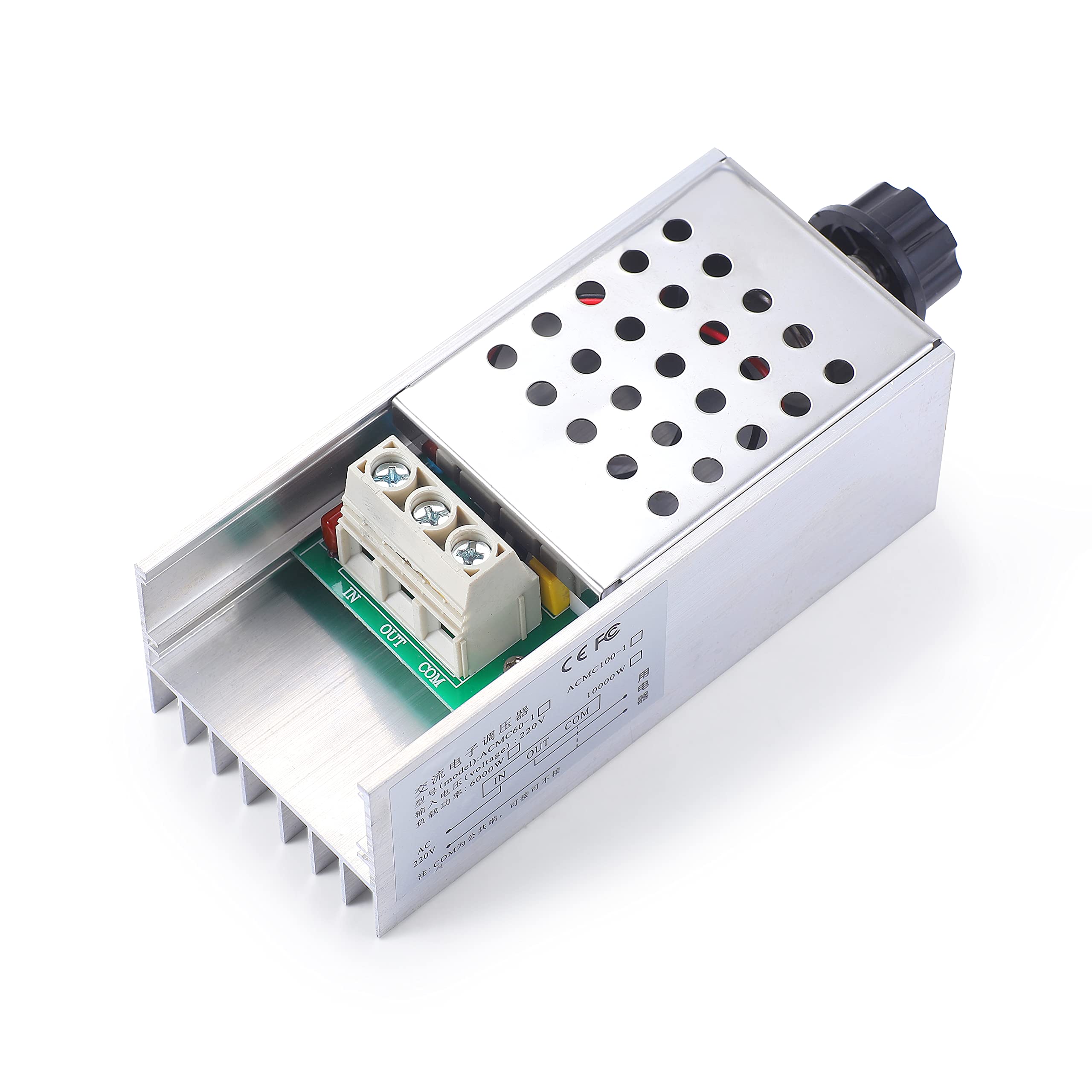 Photo 1 of Teyleten Robot AC 110V 120V 220V 230V 10000W High Power SCR Motor Speed Controller Board Dimming/Attemperation/Voltage/Regulator/Thermoregulation/SCR Controller Board