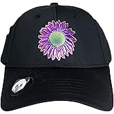 BONK Golf Ladies Adjustable Hats - Tee Holder with Tees & Bill Magnet with Ball Marker - 100% Custom Made