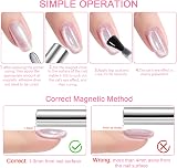 Shining She Cat Eye Gel Nail Polish 4 Nude Pink Red 8 ml Magnetic Set view 5