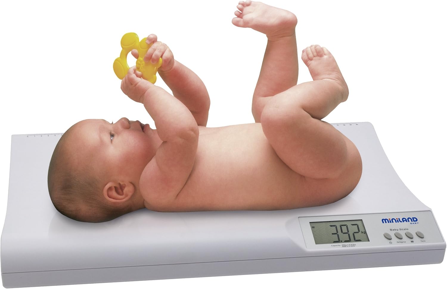 changing pad that weighs baby
