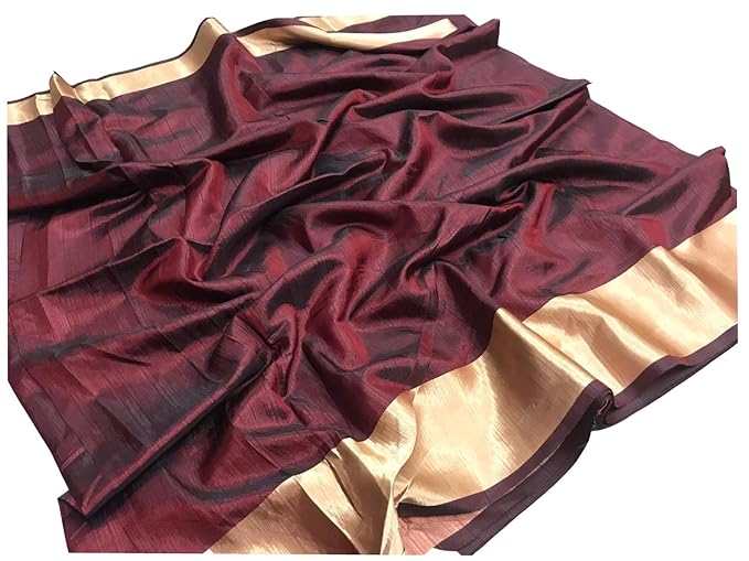 Women Saree with Zari Border