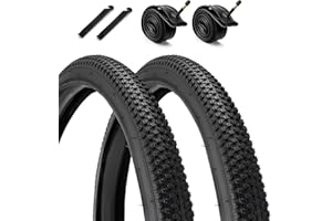 SZLYYDS 2 Pack Mountain Bike Tires 26x1.95, Premium 26 inch Mountain Bike Tires and Tubes Set Includes a Pair of Tire Levers, Puncture-Resistant 26 x 1.95 Bicycle Tire