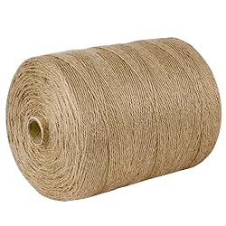 PerkHomy Jute Twine String 3600 Feet Natural Thin
