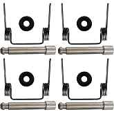 4pack 877-761 Feeder Spring 877-825 Feeder Shaft 877-826 Shaft Ring | For NV45AA NV45AB NV45AB2 NV45AB2(S) NV45AES NV50A1 NV50A1M NV50AP2 NV45AB2M NV45AE with Coil Roofing Nailer