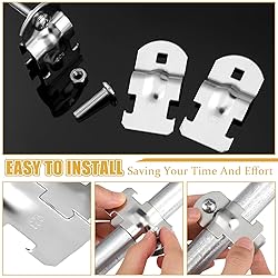 Landhoow 25 Set EMT Pipe Universal Strut Clamps 304