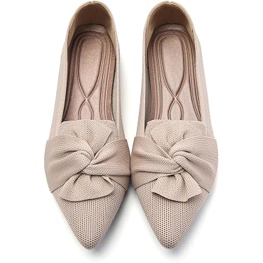 chinese dress ladies Amazon.com | HEAWISH Women's Ballet Flat Flats Shoes Comfortable Mesh  Pointed Toe Slip On Dress Shoes(Black,US5)