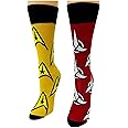 CBS Studios Inc. Star Trek & Klingon Symbol Logo Emblem (2) Pack Men's Dress Crew Socks. 2 Pair – Star Trek Command & Klingon Badge. Men’s Shoe Size 6-12 (TG11499)