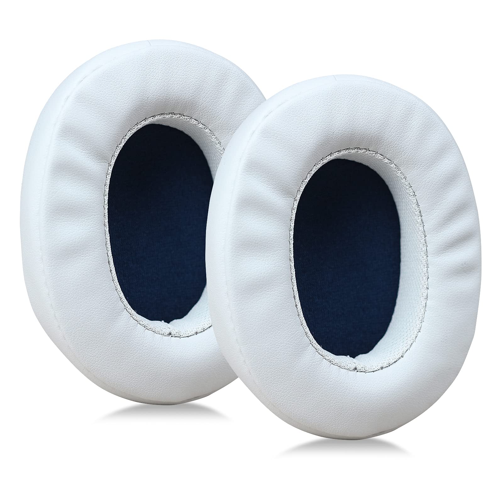 MOLGRIA Ear Pads Cushion, Replacement Protein Leather Earpads for Skullcandy Crusher Wireless Crusher Evo ANC HESH 3.0 Over-ear Headphones(Silver)