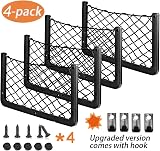 Einesin 4 Pcs Storage Nets for Campervan Car Boat Mesh Bag with Frame view 7