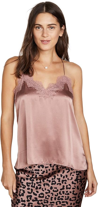 Blue cami top with gold trim detail | Blue cami tops, Blue cami, Cami tops