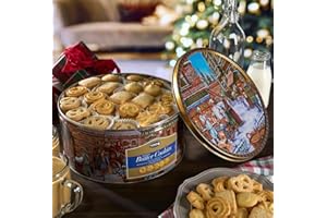 EXPRESS MINDS LLC Original Premium Danish Butter Cookie Tin, 3.5 lbs.