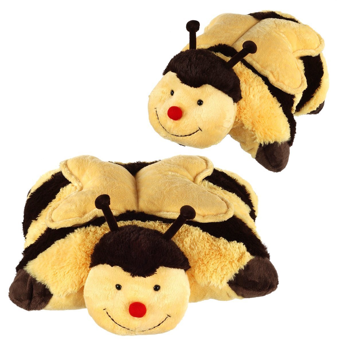 3 Pillow Pets Set Stuffed Animal Large Plush Kids Toys Ladybug Bee