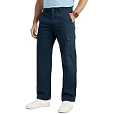 NY Threads Cotton Stretch Men Casual Cargo Pants Relaxed Fit | Cotton Cargo Pants, Mid Rise, Relaxed Fit, Soft Stretch, Multiple Pockets Tactical Pants